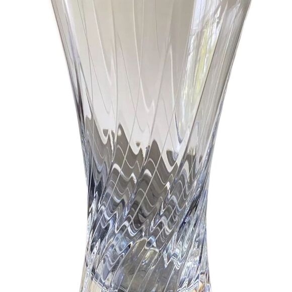 Mikasa Concerto Barware Highball Water Tall 5 3/4” Swirl Crystal Glass - Picture 7 of 13